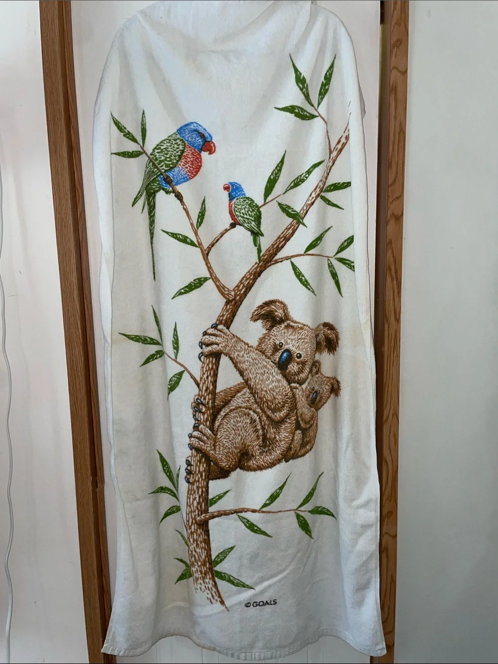 Vintage beach towel